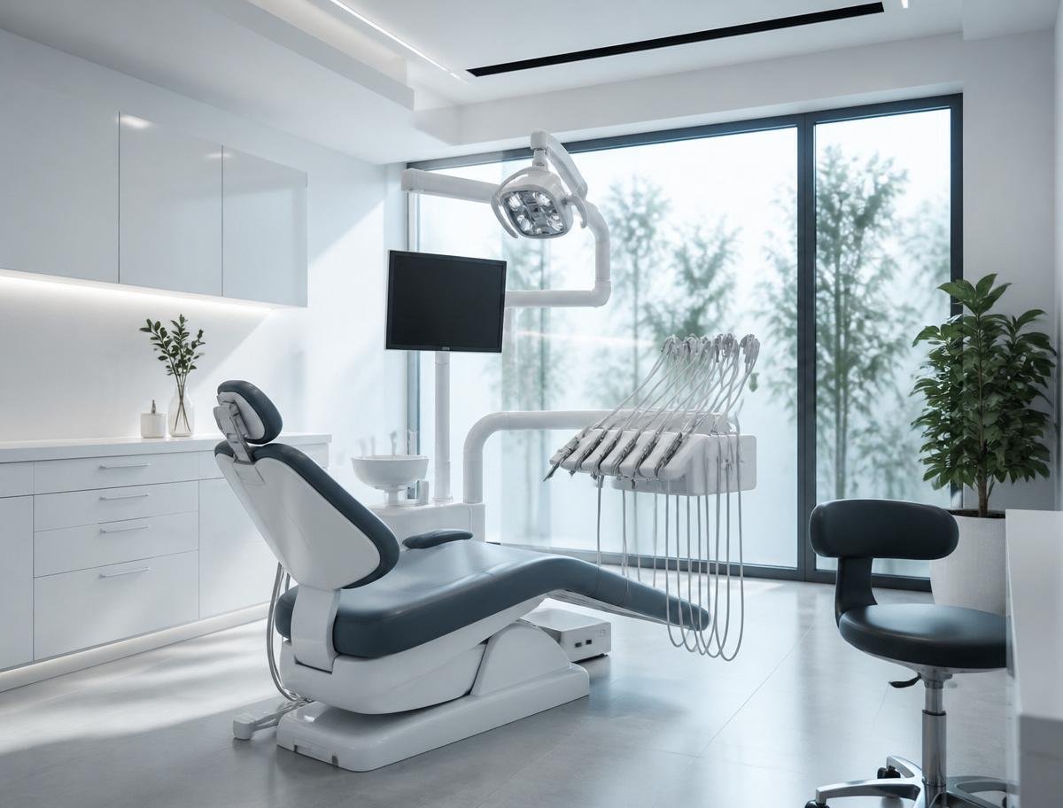 Φωτεινή αίθουσα θεραπείας στο Dentlabs