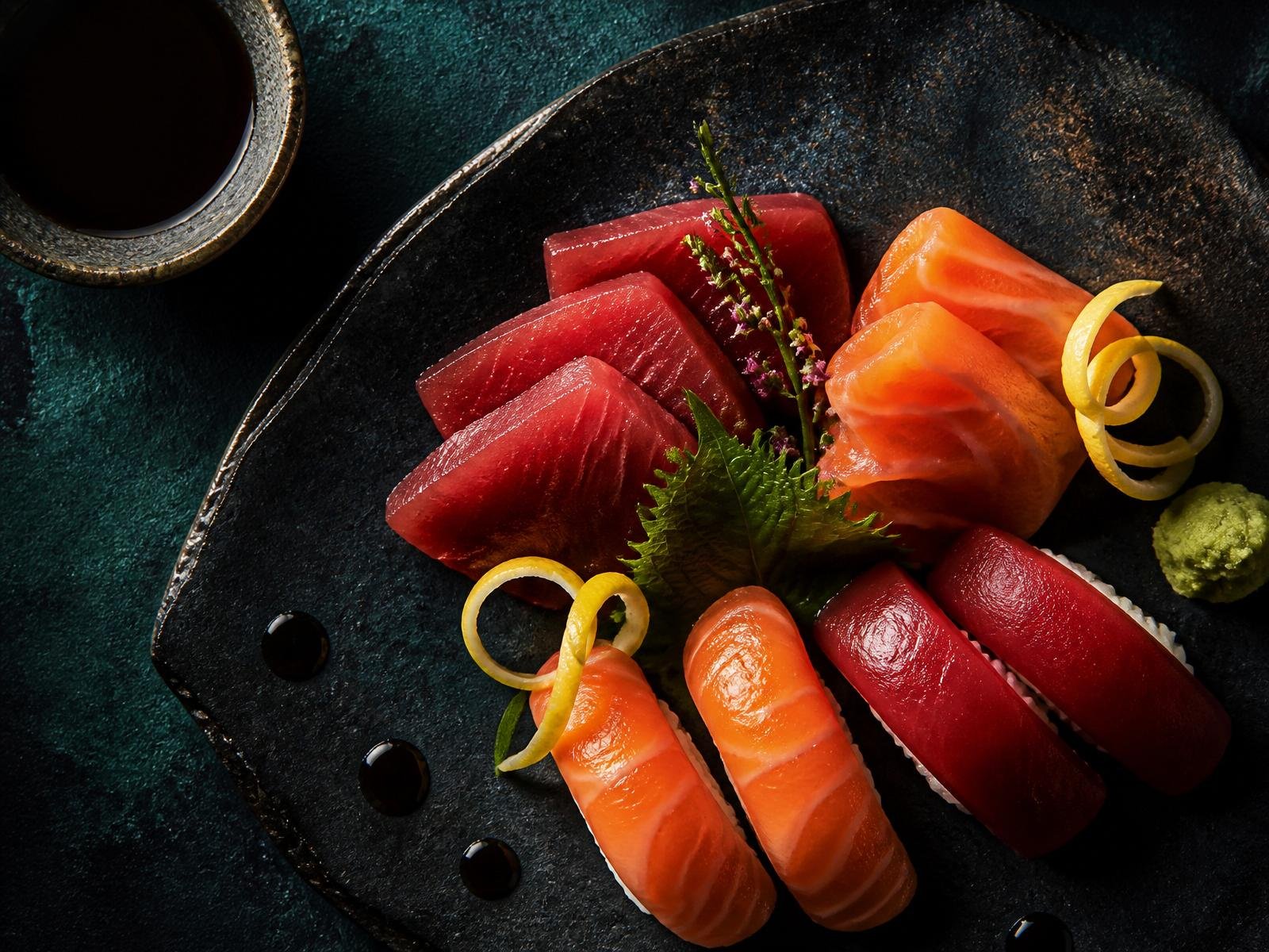 Πιατέλα Kiro με nigiri και sashimi